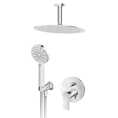 S2 PODŽB.MJEŠALICA sa stropnim i ručnim tušem (kružna ruža d.300mm)